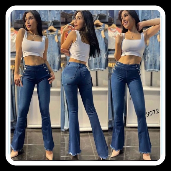 ZAMARITH Jeans Pantalones Colombianos Levanta Cola Original